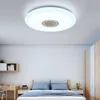 Luzes modernas do teto do diodo emissor de luz RGB Lâmpada do teto de Blutooth Dimmable 25W 36W 52W App luz de controle remoto da música para o quarto das crianças do quarto