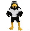 Nuovo costume della mascotte del falco blu su misura Personaggio dei cartoni animati Eagle Bird Mascotte Mascota Outfit Suit Fancy Dress Suit