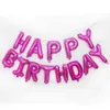 16 polegada Alfabeto Inglês Carta Balões Feliz Aniversário Decorações de Festa de Casamento Balão Crianças Brinquedos Fontes Do Partido Brinquedos