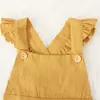 vestiti per bambini ragazze ragazzi pagliaccetto solido neonato manica volante tute estate bambino abbigliamento da arrampicata C11878188667