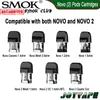 SMOK Novo 2x/Novo 2/Novo Pods Kartuşlar 2ml 1.2/1.5ohm Mesh 1.0/0.8ohm Seramik/Quarzt DC 1.4ohm örtülü 0.9ohm MTL POD için Novo 2/Novo-2x kiti