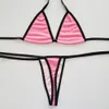 Summer Femmes Bikinis Set Sexy Female Swwear Mini String Bikini Set Sweet de maillot de bain à lacets bon marché 1765160