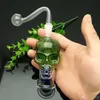 The new color skull bone glass water bottle Wholesale Glass bongs Oil Burner Glass Water Pipes Oil Rigs Smoking Free