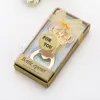 Gepersonaliseerde Crown Beer Bottle Opener Creative Botter Opener Cadeaus voor Baby Shower Gast Giveaways Feestartikelen