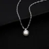 Pretty Pearl Halsband Imitation Pearl of Love Pendant Chokeres Halsband Vackert smycken Mode Guldfärg Nyckelbenskedjor Halsband