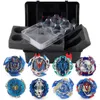 Üst TOUGIE BEYBLADES Metal Fusion Beyblades Set Saklama Kutusu Üst Baykabası Seri Çekme Bey Bıçak Launcher İplik Gyro Starter Oyuncaklar Çocuklar için