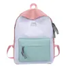 Projektant-Moda Casual Styl Para SchoolBag Travel Torba Torba Kolor Block Plecak Skórzane Kobiety Kolekcja Luminous Torba