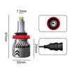 Car Headlight Waterproof LED Headlight Bulbs 9005 HB3 H109006 HB4H1H3H8 H9 H11 60W 9600LM 6000K Auto Headlamp Fog Light Bulb1458183