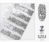 Tamax 1300pcs Shiny Crystal Nail Art Rhinestones Decorashion Diamond for Nail Tips Manicure Nails Jewelry Stones Accessories