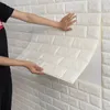 70 * 77cm Pegatinas de la pared de espuma de bricolaje Paneles autoadhesivos Sala de la casa Decoración para el hogar Ladrillo en relieve 3D