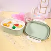 Kids Lunch Box for School Student Health Wheat Straw Lunch Box Containers Food Storage 2 Layer Cartoon bento Lunch Boxes C18122201