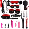 20 sts / set bdsm bondage set butt anal rep whip blindfold dildo vuxen sex leksak spel för kvinnor j1124