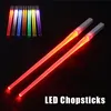 LED Lightsaber Eetstokjes Herbruikbare Light Up Eetstokje Keuken Party Servies Creatief Duurzaam Licht Gloeiende Eetstokje Gifts313g