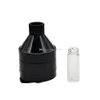mini 43mm cheap plastic handle crank tobacco smoking grinder herb spice mill grinder with gift box3911672