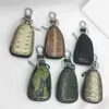 Free shipping Luxury snakeskin keycase leather women and men Key Wallets key Car remote control key case Size 10/5/3 cm