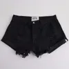 Vintage Ripped Hole Fringe Denim Thong Shorts Women Sexy Pocket One Teaspoon Jeans Shorts 2017 Summer Girl Hot Denim Booty Short Y19042901