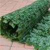100x100cm Erba verde Piante da tappeto erboso artificiale Ornamento da giardino Prati in plastica Tappeto da parete Balcone Recinzione di canna per la decorazione domestica