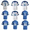 Jerseys de football 2019 Winnipeg Blue Bombers Custom Jersey 15 Matt Nichols 7 Weston Dressler 55 Westerman Harris 31 MOE LEGGETT BLANK EMPRODERY S Jerseys