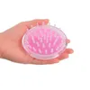 Silicone Head Massager Shampoo Scalp Brush Easy Hair Washing Comb Body Massage Brushes free ship 10pcs