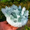 About 200g,300g,400g,500g New Find Green Phantom Quartz Crystal Cluster Mineral Specimen Healing