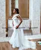 2020 г. Свадебные платья русалки Скромные простые трубы свадебные платья с развертка