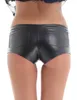 iEFiEL Fashion Sexy Womens Nightclub Dance Shorts Shiny Faux Patent PU Leather Short Slim Hot Dance Clubwear Mini Shorts 2020