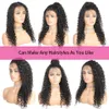 IShow Human Hair Lace Front Wigs Brazilian U Part Wig Kinky Curly Frontal Wig For Women 826Inch Naural Color7959516