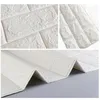 70*77 10pcs 3D Brick Wall Sticker DIY Self-Adhesive Decor Foam Waterproof Covering Wallpaper For Kids Room Kitchen Stickers