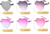 Coração Crianças Shaped Sunglasses Moda Anti-UV Óculos criança Meninas Sunblock 6 CORES