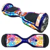 1Set Serin Kendi Kendini Dengeleme İki Tekerlekli Scooter Cilt Kapağı Hover Skate Board Sticker 6.5 inç Cilt Kapağı Akıllı Skate Board Sticker