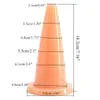 16.3Cm 7Inch Cone Shaped Anal Expander Gay Butt Plug Bendable Waterproof Adult Erotic Sex Toys A158