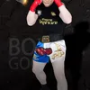 Męskie spodnie bokserskie spodnie drukarskie Kickboxing walk Grappling Krótki tygrys Muay Thai bokserskie spodenki Odzież Sanda1