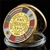 Arts and Crafts 1994 Grande Guerre DDay Guerre de Normandie 70e Anniversaire 1oz Jeton Plaqué Or Pièce Commémorative WPccb Box7545669