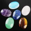 WOJIAER 18x25x7mm Egg Shape GemStone Cabochon Natural Loose Beads Men Women Charms Jewelry Gems DBU805