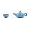 Ice Crack Glaze Ceramic Kung Fu Tea Set Tradtional Chinese Teaware With 1 Teapot 6 Rainbow Color Teacups Asian Housewarming Presents