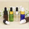 10ml 15ml 20ml Empty PET Dropper Bottle Empty Glass Dropper Dispenser Containers for Essential Oils Perfumes
