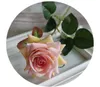 Французская романтическая искусственная роза Цветок DIY Бархатный шелковый цветок для вечеринки на свадьбу.