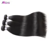 8A Brésilien Vierge Coiffes 3 Poules de cheveux raides Hoies humaines non traitées Extentions Péruviennes Curling Goods Waft8943662