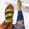 Rosy Snakeskin Slipper Tre-Layer Non-Slip Utomhus Slippers 2020 Kvinnor Mode Vilda Strandskor Sandaler Bottom Ladies Tofflor