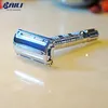 Fashion Stainless Manual Safety Blade Razor Double Edge Shaver Beard Shaving for Men with Mirror Case +6 Blades BD179