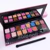 Makeup Palette Eye Shadow 16 Färger Ögonskugga med pensel Shimmer Matte Amrezy Eyeshadow Hills Palette Skönhet DHL Gratis frakt