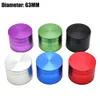 Original Tobacco Grinders Metal Aluminum Herb Grinders Smoking Grinders 4Layers 30/40/50/56/63 MM Aluminum Alloy Hand Muller