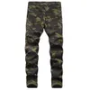 Nova Moda Camuflagem Esporte Calças de Lazer Personalidade dos homens Macacão Atacado Hip Hop Streetwear Mens Calças de Carga