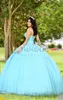 2020 lindo princesa quinceanera vestidos de cristal frisado vestidos de bola nova chegada doce 16 vestido vestidos de 15 anos barato debutante