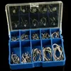 100pcsbox 10 storlekar Mixed 312 ISE Hook High Carbon Steel Tads Fishing Hooks Blue Box FS284549427