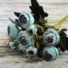 9Heads mini silk Artificial Flowers peony flores fleur artificielles Camellia for Home christmas decoration fake Flower bouquet GA267J