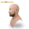 male latex realistic adult silicone full face masks for man cosplay party mask fetish real skin