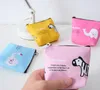 20 sztuk Cute Horse Printing Canvas Zipper Coin Torebte