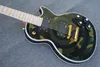 Seltene Zakk Wylde MatteCamouflage Black Bullseye E-Gitarre Kopie EMG Tonabnehmer Gold Halsstababdeckung Ahorngriffbrett MOP Blo2555748