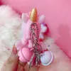 Moda 3D Unicorn Breloki Miękkie PVC Koń Kucyk Unicorn Key Ring Łańcuchy Torba Zawiesza Moda Akcesoria Zabawki Prezenty Drop Ship